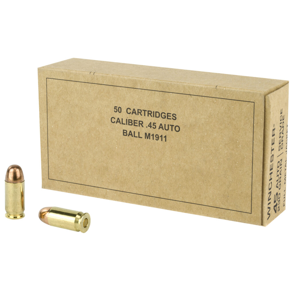 .45 ACP - Winchester Service Grade 230 Grain FMJ
